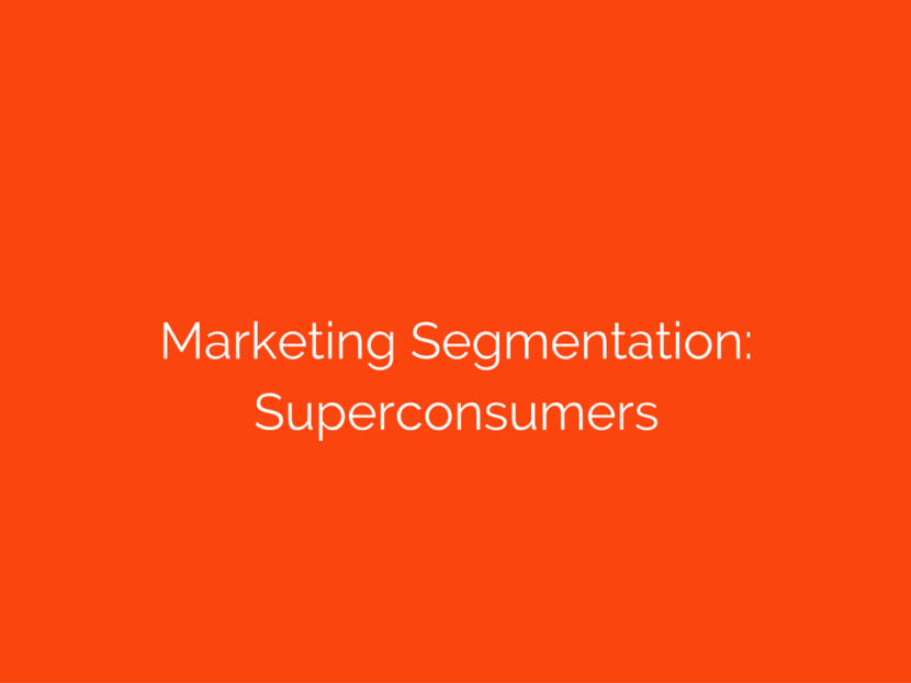 Marketing segmentation